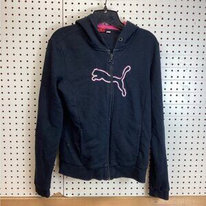 Country Club Chic Puma Women's m Pink Speed Cat Long Sleeve Black